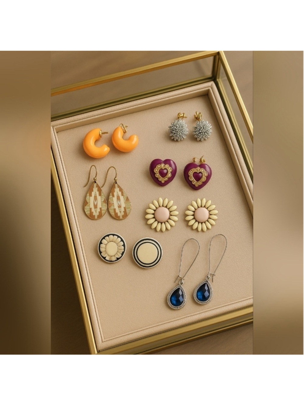 Unique European Earrings Collection - Bundle of 7